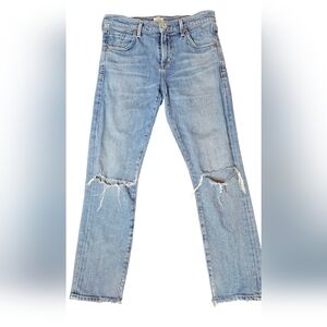 Citizens of Humanity Elsa Mid Rise Slim Fit Crop - Cadence